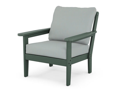 Country Living Cottage Deep Seating Chair in Green / Spa
