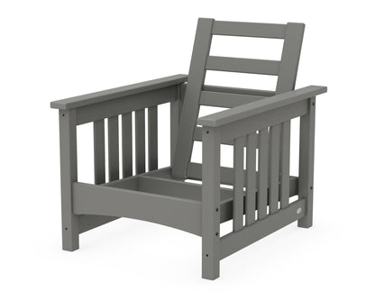 POLYWOOD® Club Mission Chair Frame in Slate Grey