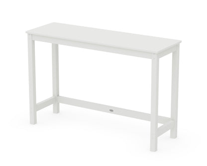 POLYWOOD® Studio Balcony Counter Table in White