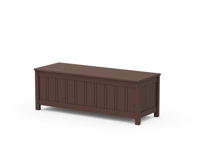 Martha Stewart by POLYWOOD® Acadia 48” Storage Bench in Mahogany