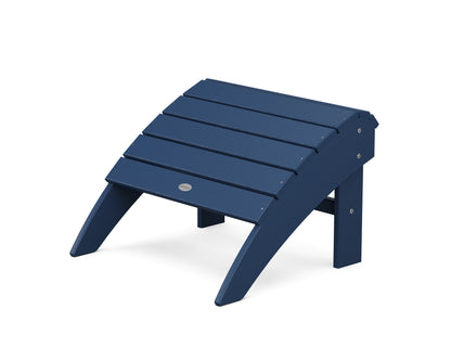 POLYWOOD® Vineyard Curveback Adirondack Ottoman in Navy