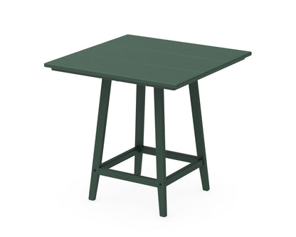 POLYWOOD® Studio 30" Square Bistro Table in Green