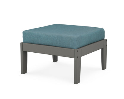 Unbranded Modular Ottoman - Classic in Slate Grey / Ocean Teal