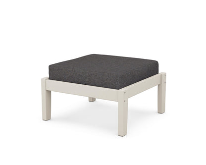 Unbranded Deep Seating Ottoman in Sand / Ash Charcoal