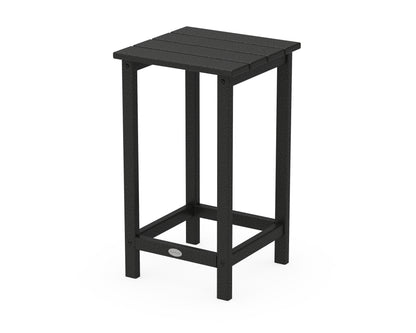 POLYWOOD® Long Island 26" Counter Side Table in Black
