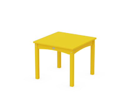 POLYWOOD® Toddler 24" Dining Table in Lemon