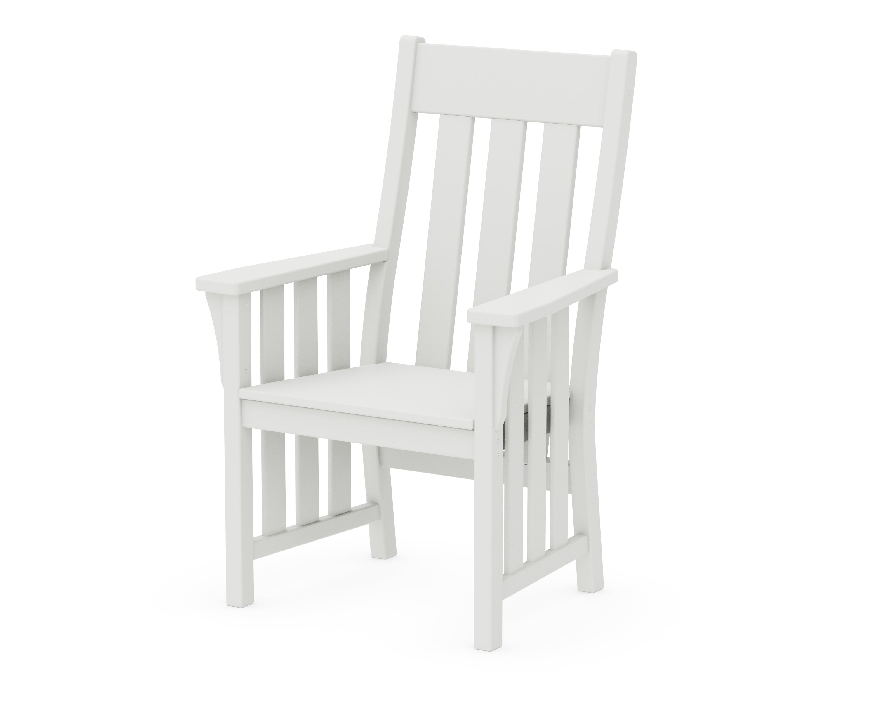 Martha Stewart by POLYWOOD® Acadia Dining Arm Chair in White
