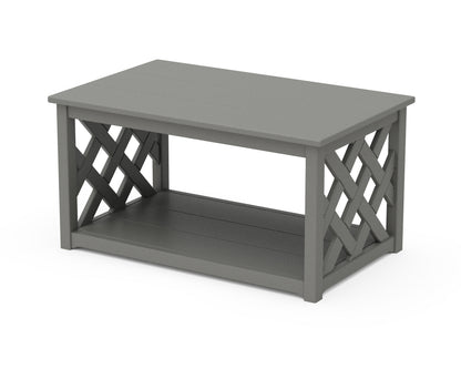 Country Living Wovendale Coffee Table in Slate Grey