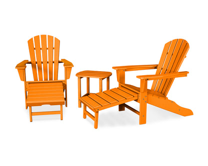 POLYWOOD® Palm Coast Ultimate Adirondack 3-Piece Set in Tangerine