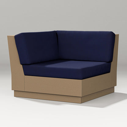 PW Designer Series Elevate Modular Corner Chair in Vintage Sahara / Navy