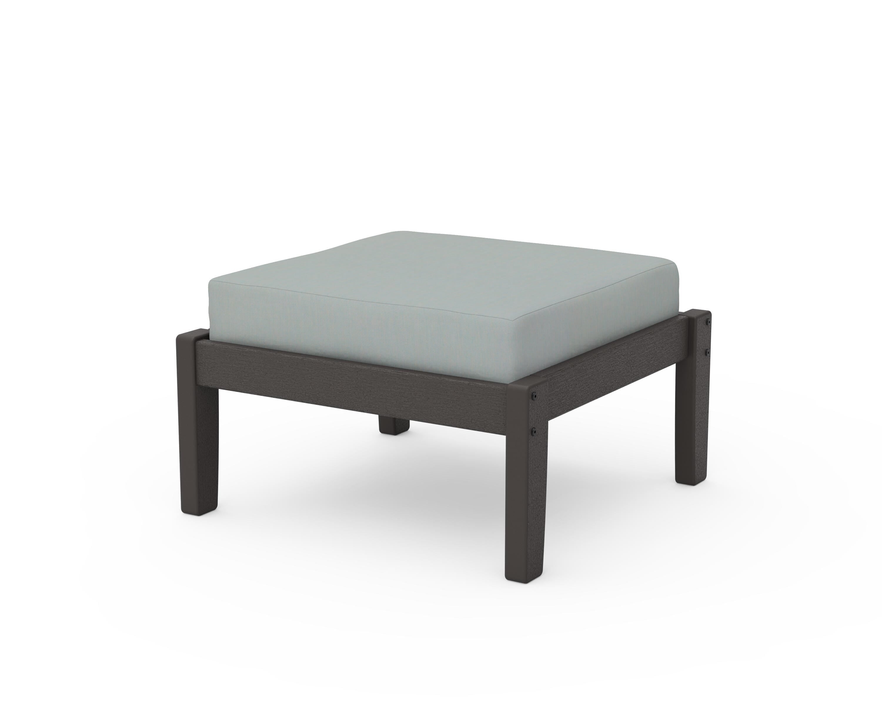 Unbranded Deep Seating Ottoman in Vintage Coffee / Spa