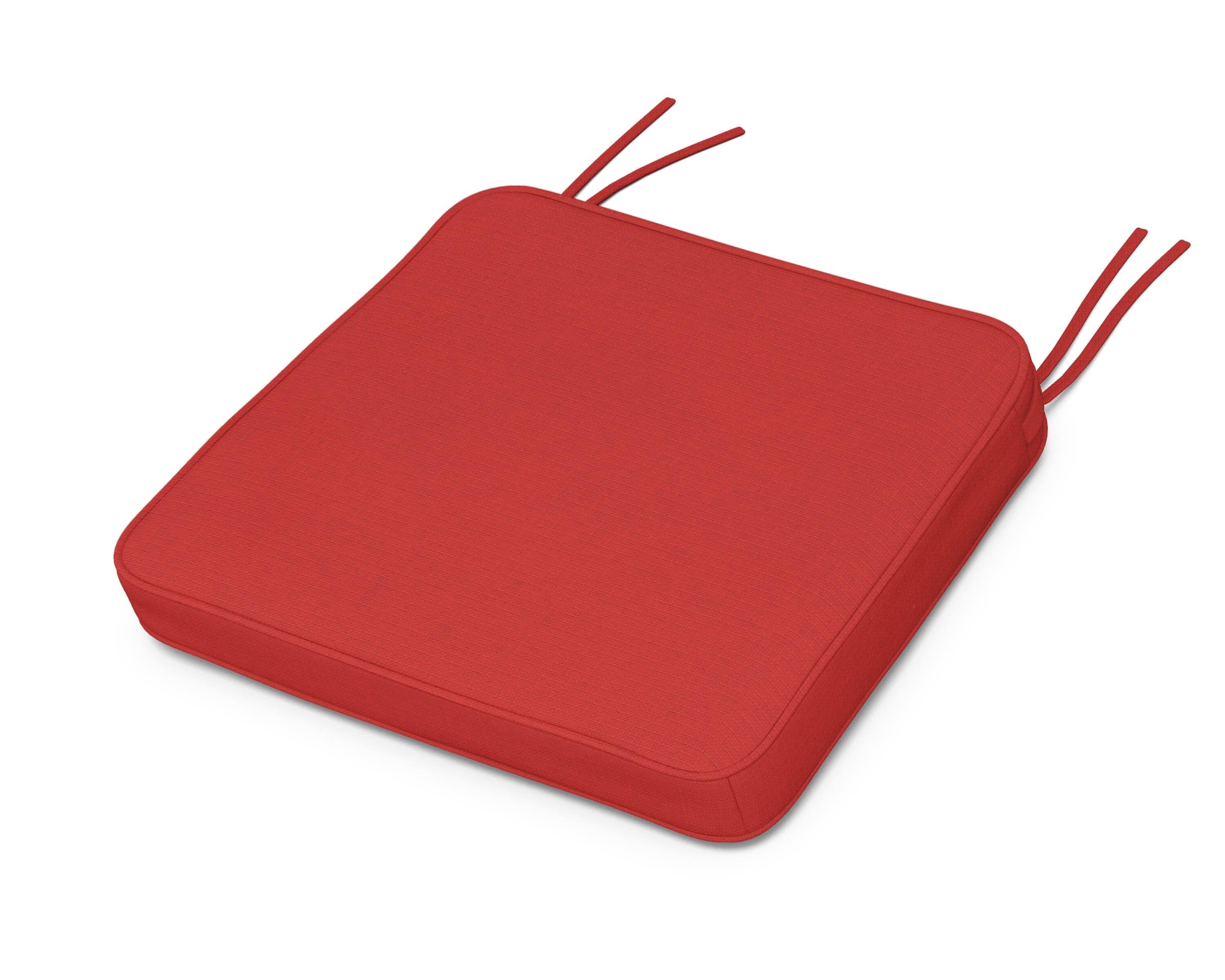 Martha Stewart by POLYWOOD® Chinoiserie Arm Chair Seat Cushion in Crimson Linen