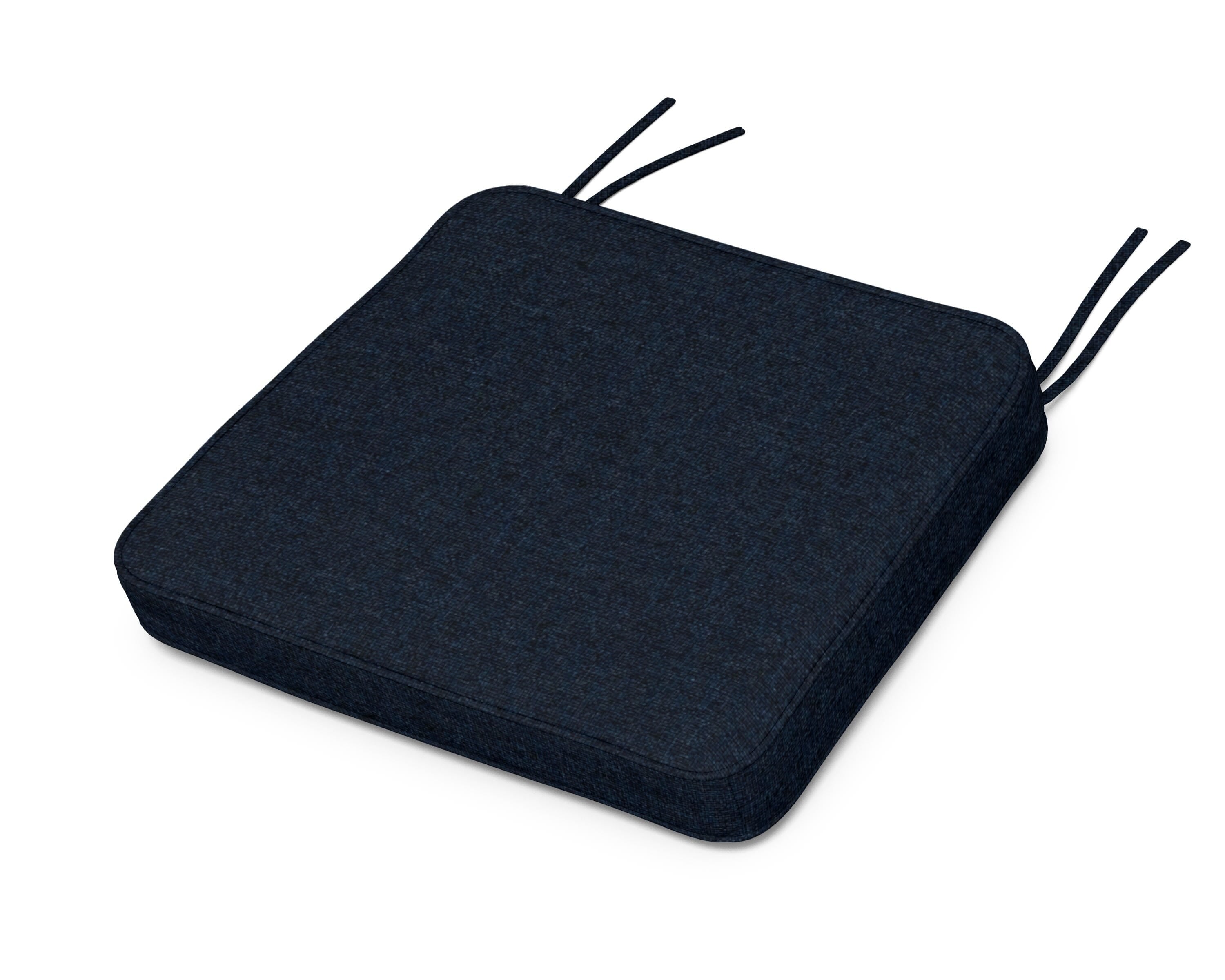 Martha Stewart by POLYWOOD® Chinoiserie Arm Chair Seat Cushion in Marine Indigo