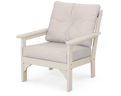 POLYWOOD® Vineyard Deep Seating Chair in Sand / Dune Burlap
