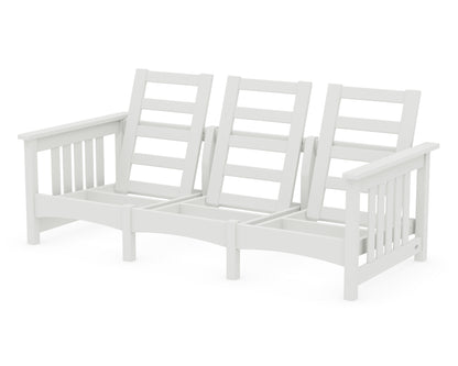 POLYWOOD® Club Mission Sofa Frame in White