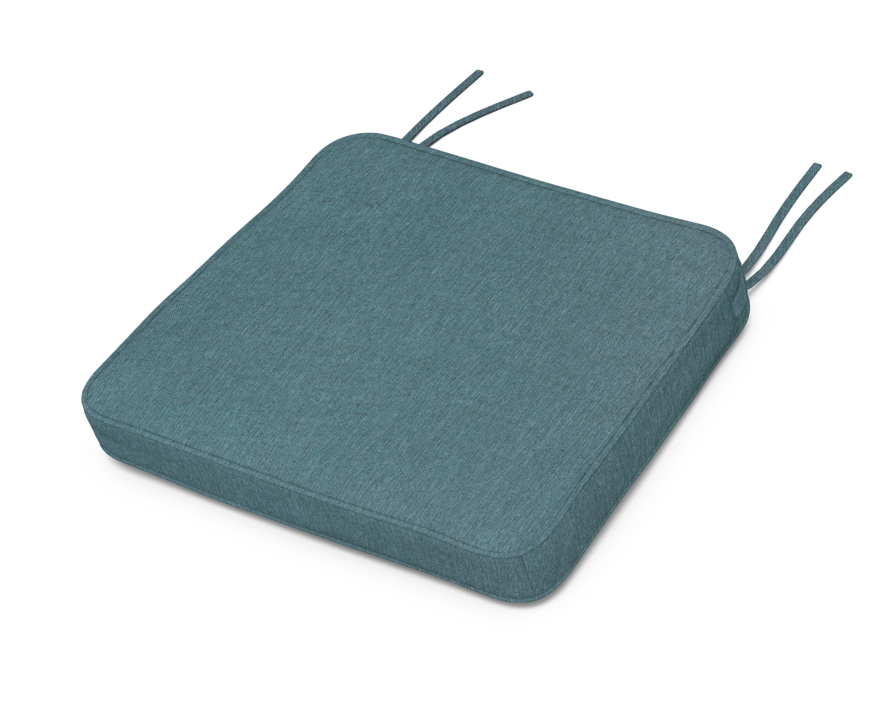 Martha Stewart by POLYWOOD® Chinoiserie Arm Chair Seat Cushion in Ocean Teal