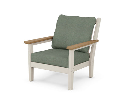 POLYWOOD® Chippendale Deep Seating Chair in Sand / Natural / Cast Sage