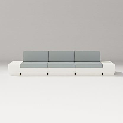 PW Designer Series Elevate Straight Sectional in Vintage White / Spa