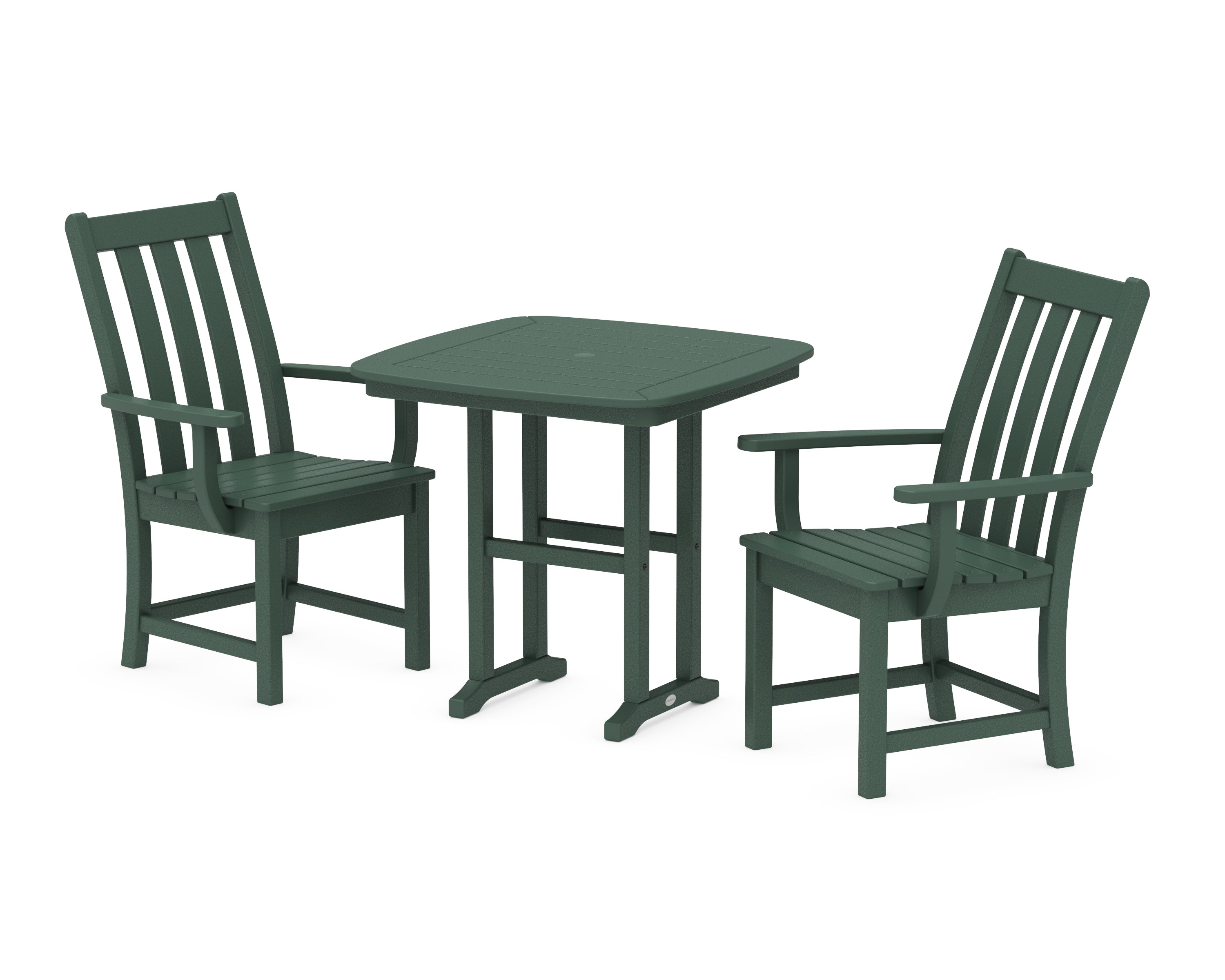 POLYWOOD® Vineyard 3-Piece Dining Set in Green