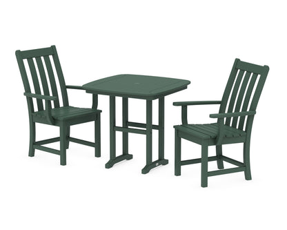 POLYWOOD® Vineyard 3-Piece Dining Set in Green