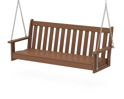 POLYWOOD® Vineyard 60" Porch Swing in Teak