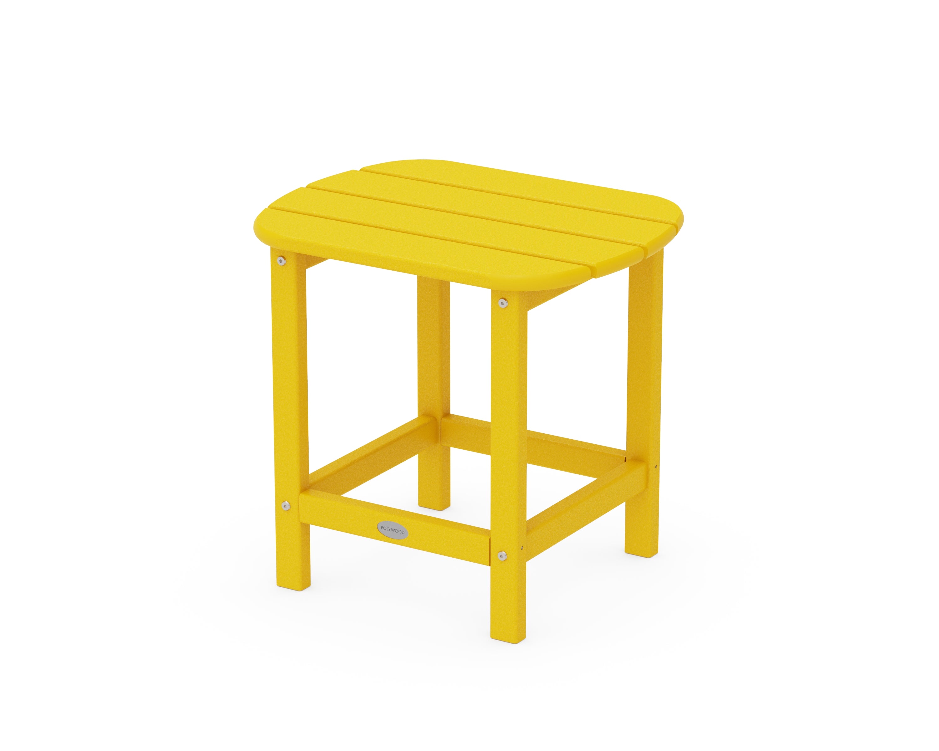 POLYWOOD® South Beach 18" Side Table in Lemon