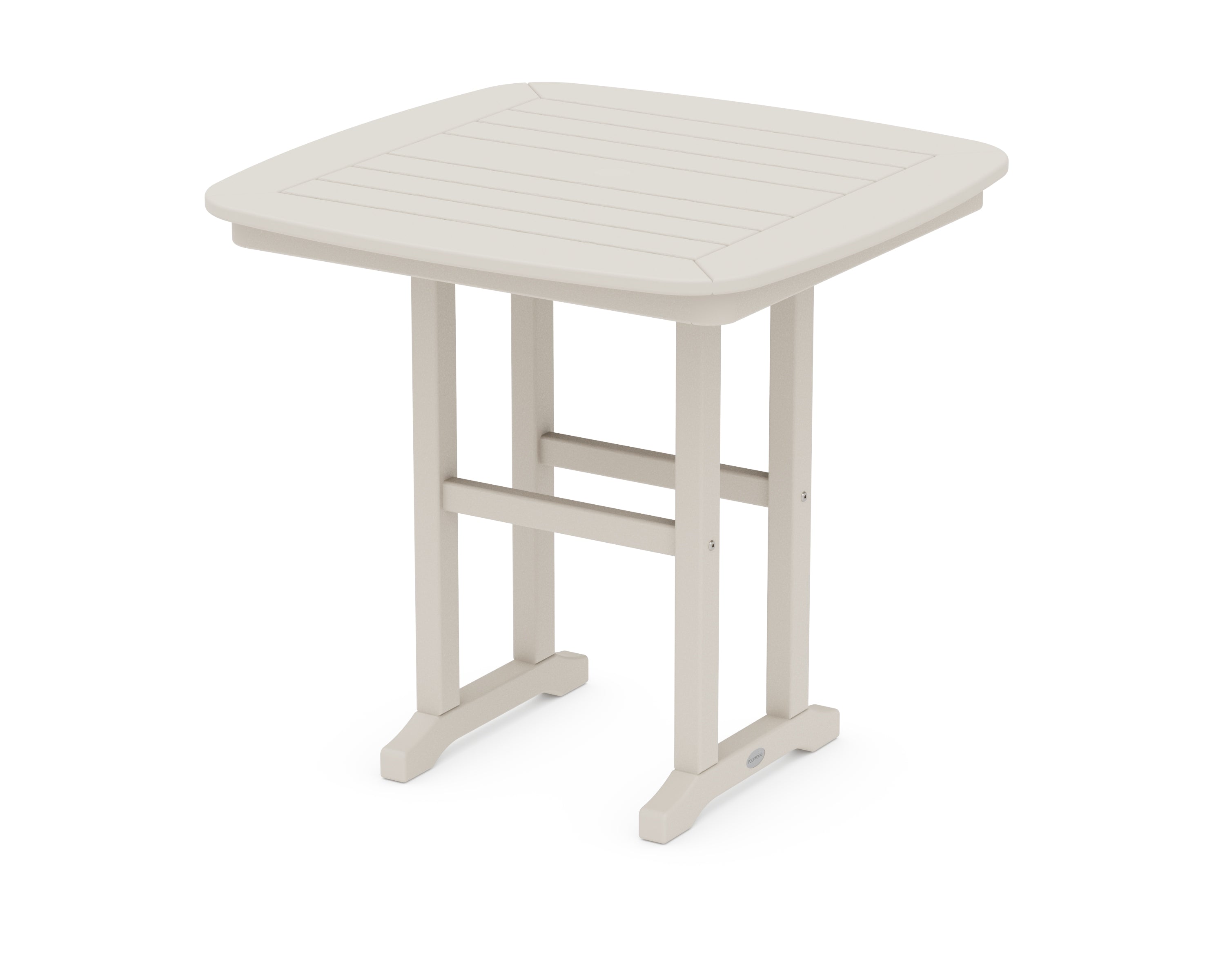 POLYWOOD® Nautical 31" Dining Table in Sand