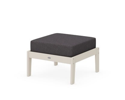Unbranded Deep Seating Ottoman in Sand / Ash Charcoal