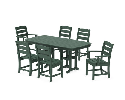 POLYWOOD® Lakeside 7-Piece Dining Set in Green