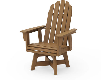 Vineyard Curveback Adirondack Swivel Dining Chair
