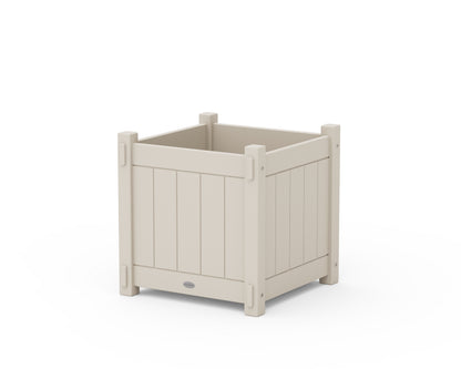 POLYWOOD® Vineyard Large Square Planter Box in Sand