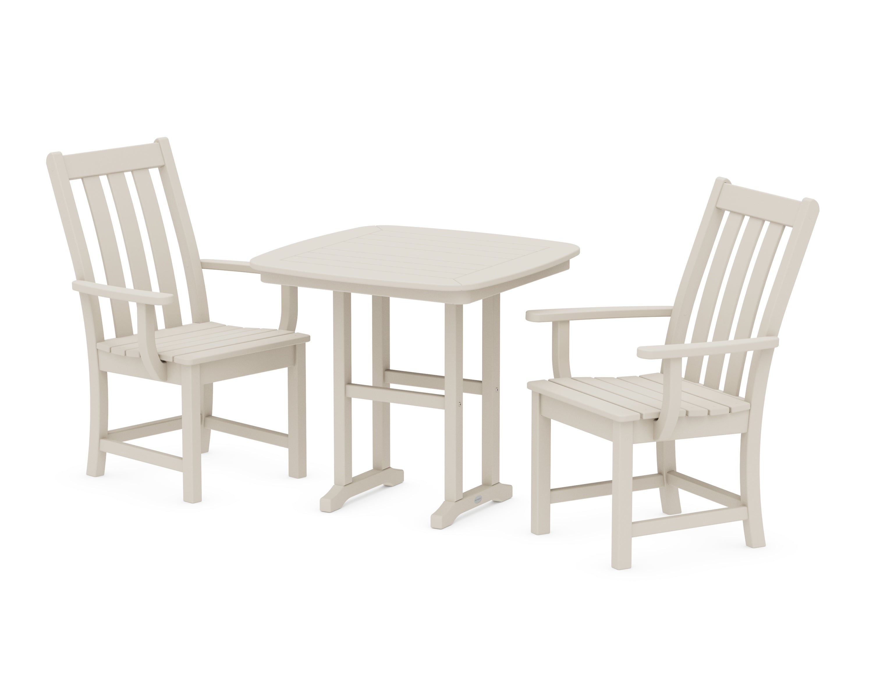 POLYWOOD® Vineyard 3-Piece Dining Set in Sand