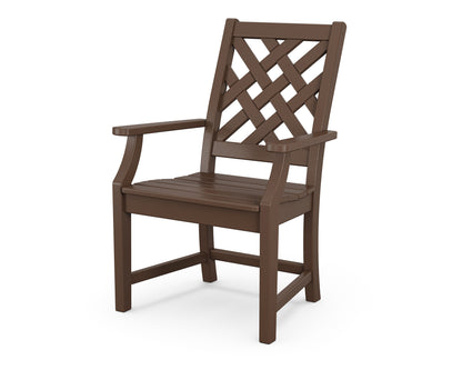 Country Living Wovendale Dining Arm Chair in Mahogany