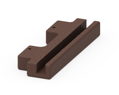 POLYWOOD® Modular Planter Connection Block in Mahogany
