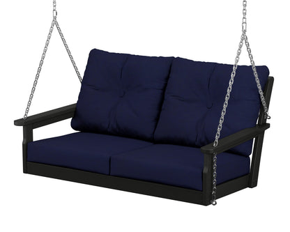 Vineyard Deep Seating Swing - Black