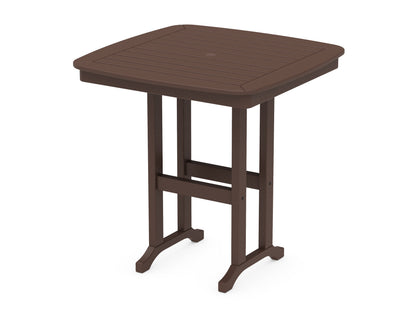 POLYWOOD® Nautical 37" Counter Table in Mahogany