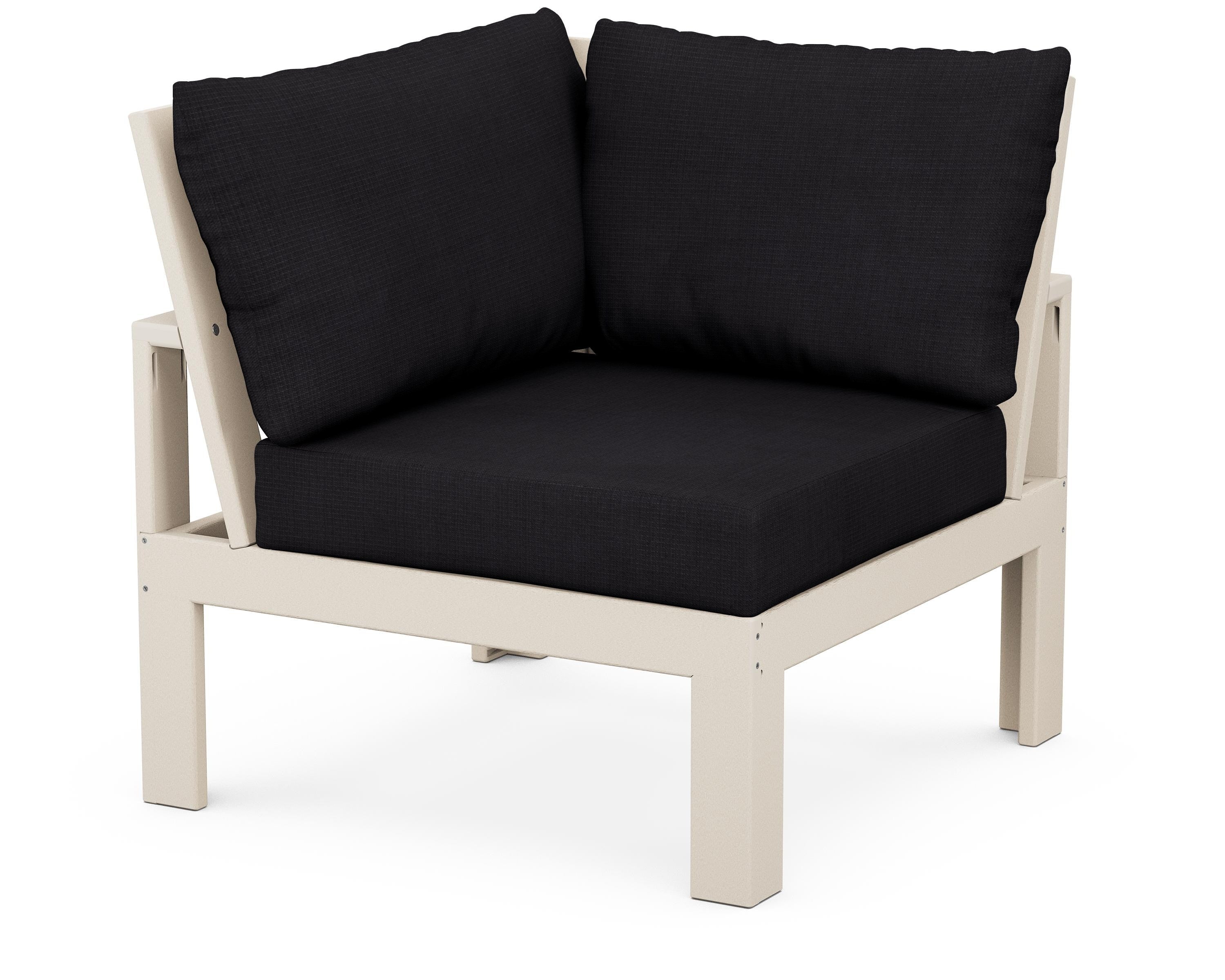 Unbranded Modular Corner Chair in Sand / Midnight Linen