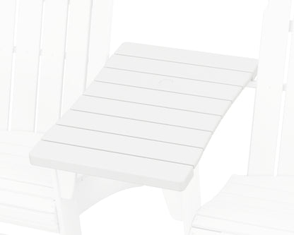 POLYWOOD® 600 Series Straight Adirondack Connecting Table in White