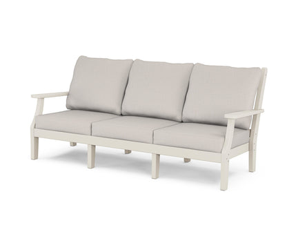 Country Living Wovendale Deep Seating Sofa in Sand / Cast Ash