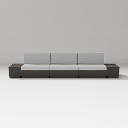PW Designer Series Elevate Straight Sectional in Vintage Coffee / Granite