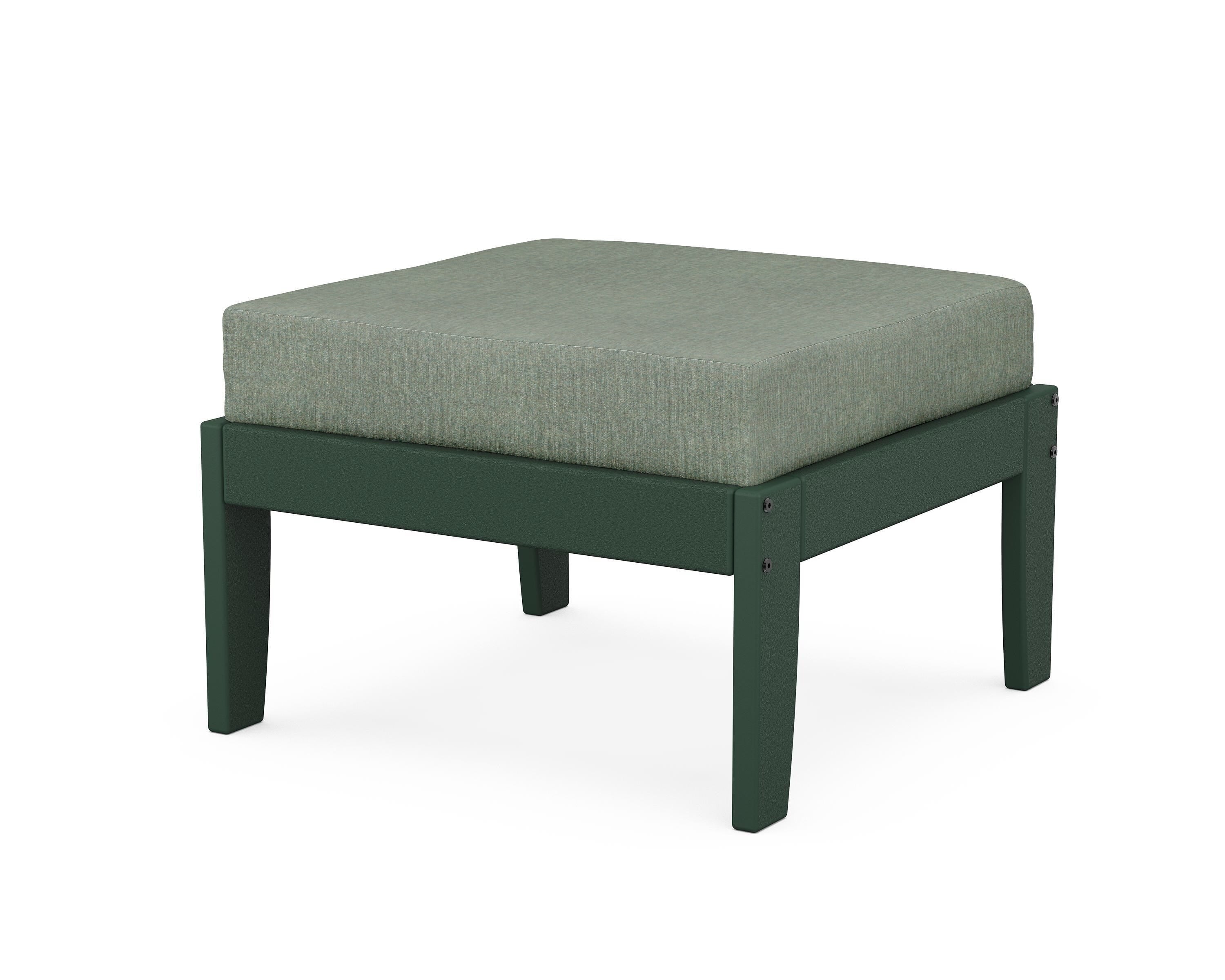 Unbranded Modular Ottoman - Classic in Green / Cast Sage