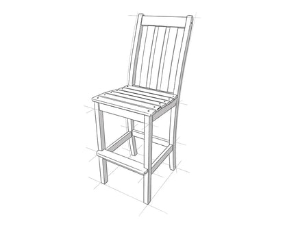 Vineyard Bar Side Chair