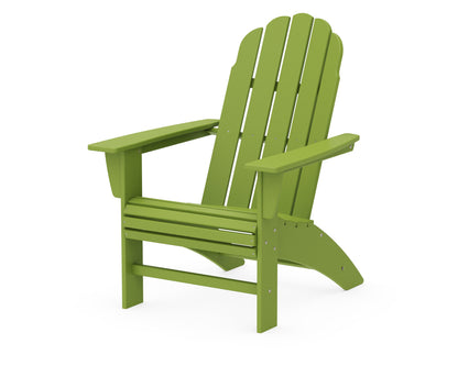 POLYWOOD® Vineyard Curveback Adirondack Chair in Lime