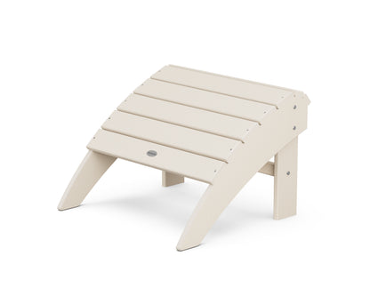 POLYWOOD® Vineyard Curveback Adirondack Ottoman in Sand