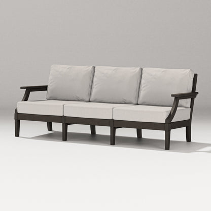 PW Designer Series Estate Sofa in Vintage Coffee / Cast Ash