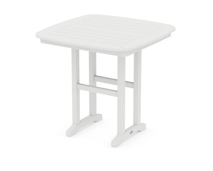 POLYWOOD® Nautical 31" Dining Table in White
