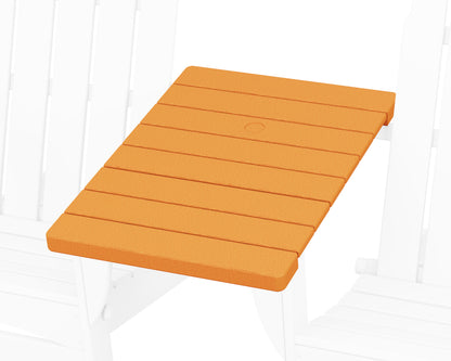 POLYWOOD® Classic Series Straight Adirondack Connecting Table in Tangerine