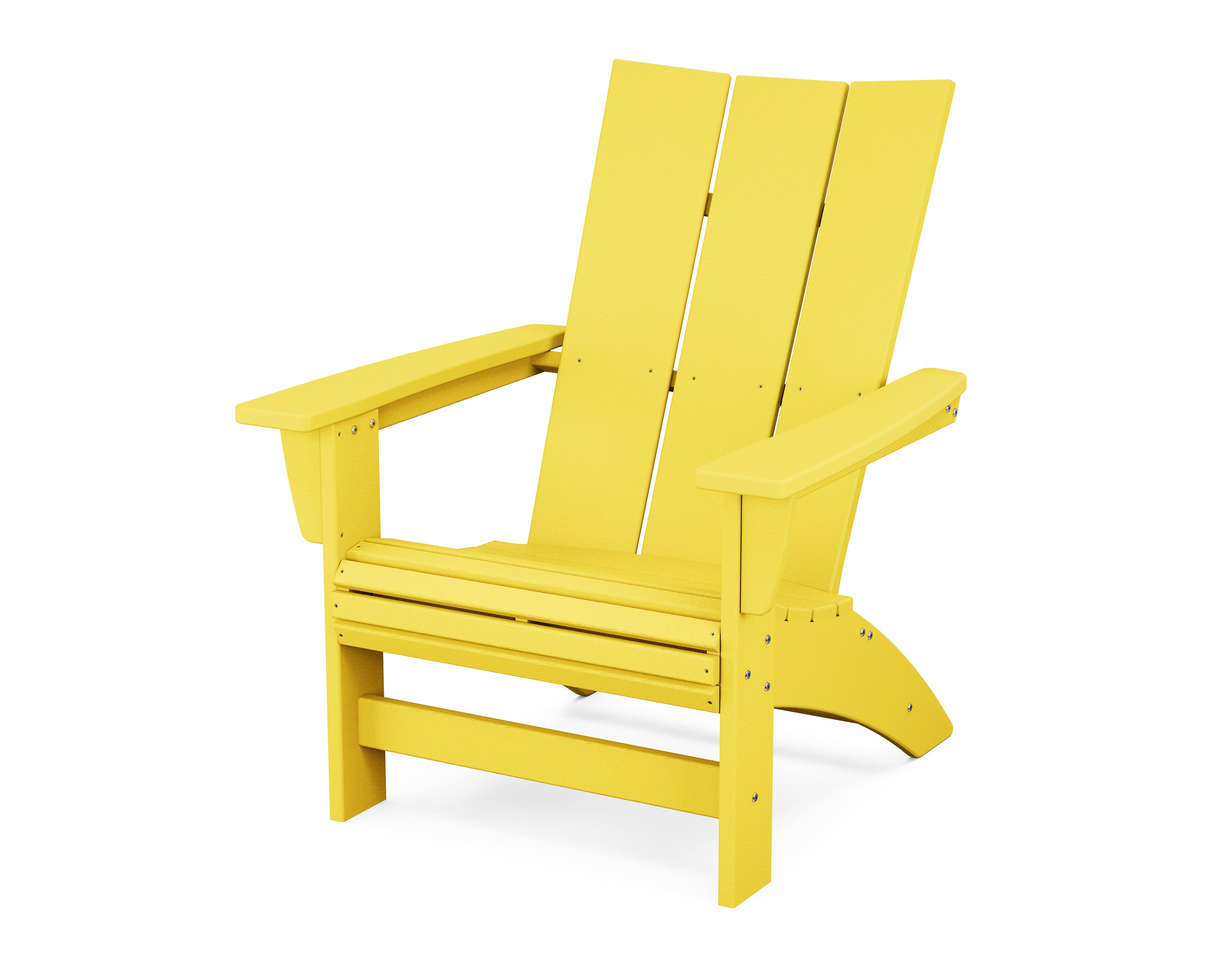 POLYWOOD® Modern Grand Adirondack Chair in Lemon