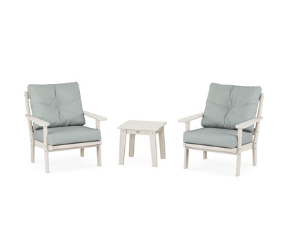POLYWOOD® Mission 3-Piece Deep Seating Set in Sand / Spa