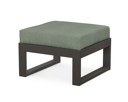 Unbranded Modular Ottoman - Modern in Vintage Coffee / Cast Sage